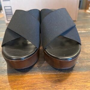 Ron White Women's Black Platform Sandals